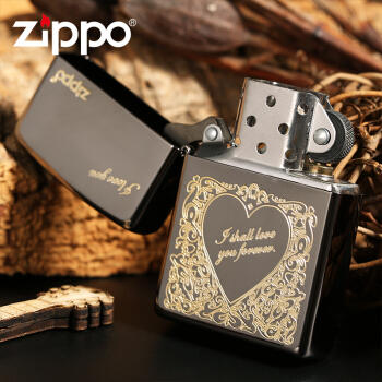 芝宝打火机爱情-黑冰ZBT-1-9 商品图2