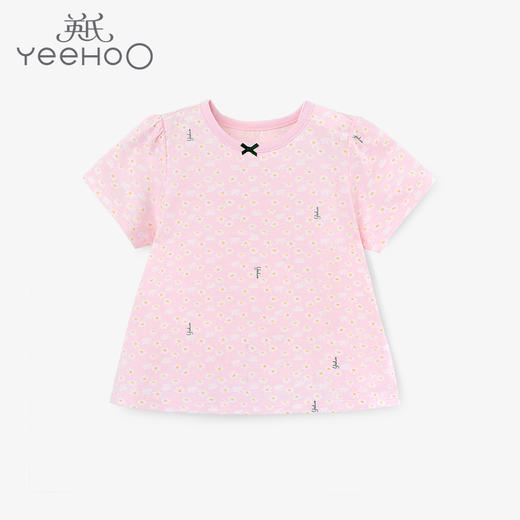 英氏女宝居家服花海短套衣拆裤薄款 YLTBJ21001A01 YLCAJ11003A01 商品图2