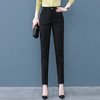YS- 2115 白色哈伦裤女春夏季2021新款高腰显瘦西装裤子休闲女裤职业小脚裤 商品缩略图2