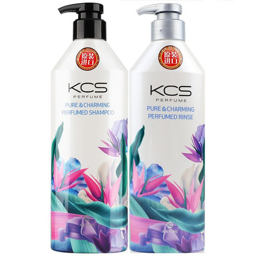 韩国爱敬可希丝柔顺丝滑洗发露/护发素600ml 芳香保湿秀发更柔顺 112190/112191 商品图1