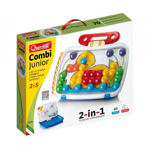 Quercetti启迪 早教系列 高级精装二合一幼儿拼图 Q4199 2+岁 意大利 商品图1