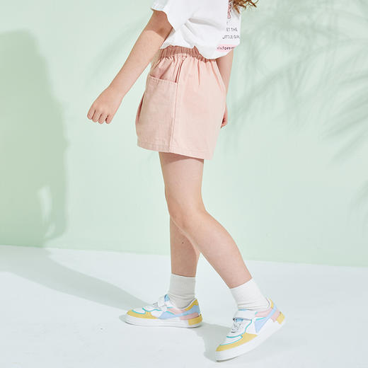 【爆款特价】龙之涵 亲子款女童花苞腰纯棉短裤 水洗棉布料 100%棉 婴幼儿A类标准 商品图8