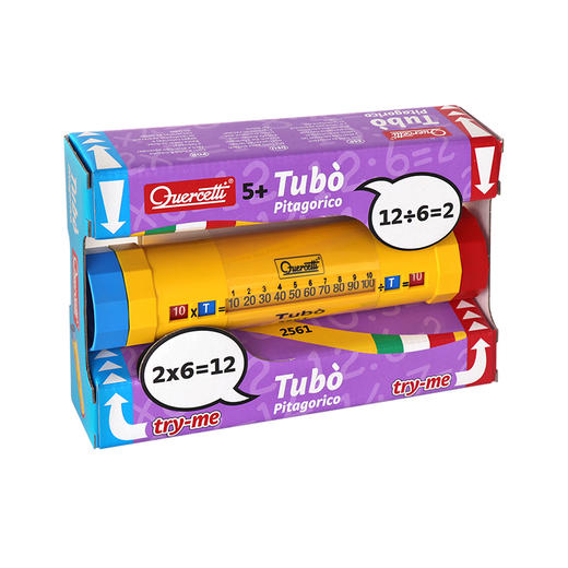 Quercetti启迪 早教系列 一筒妙算（乘除法学习器）Q2561 5+岁 意大利 商品图0