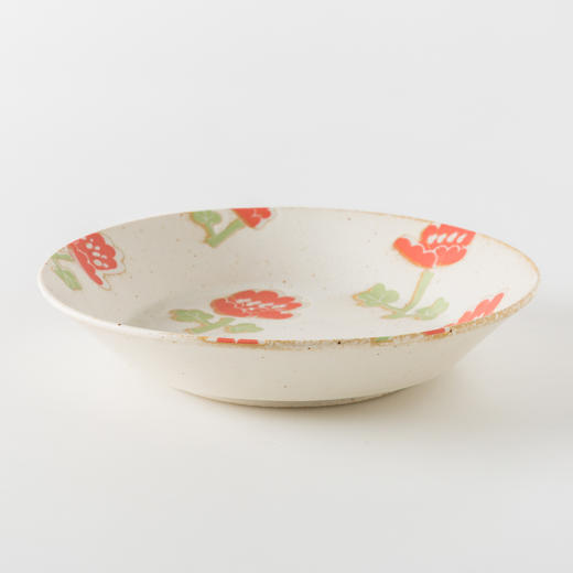 【AITO】日本原产 美浓烧Nordic Flower陶瓷碗碟 花朵夏荷 商品图7