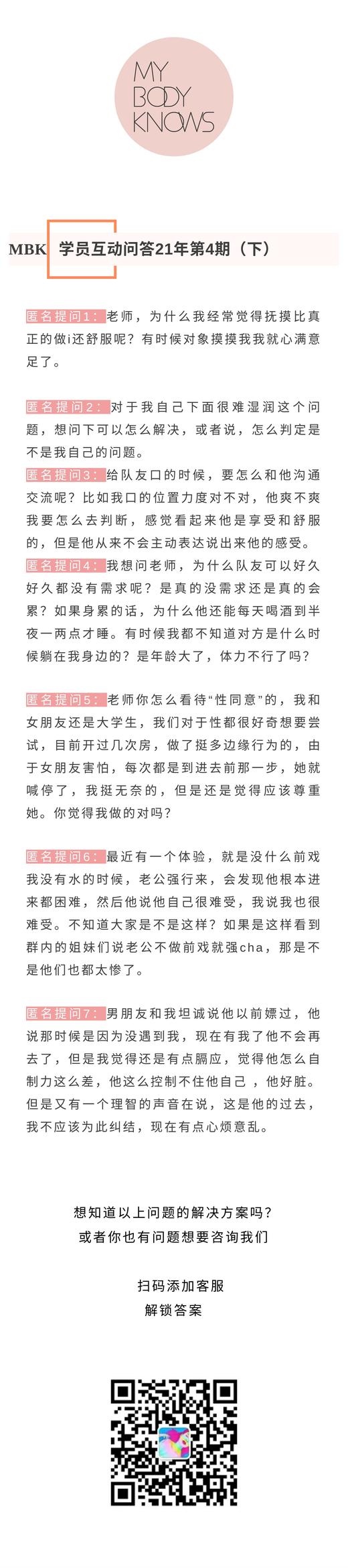 21年4月第4期互动问答精华汇总（下） 商品图0