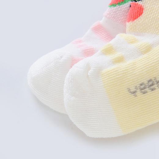 英氏婴幼儿短袜男女宝可爱薄袜2双装YIWAJ21046A01 YIWAJ21047A01 商品图1