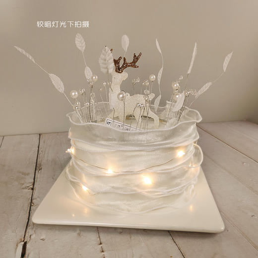 【白鹿】仙女风 酸奶油 生日蛋糕 商品图3