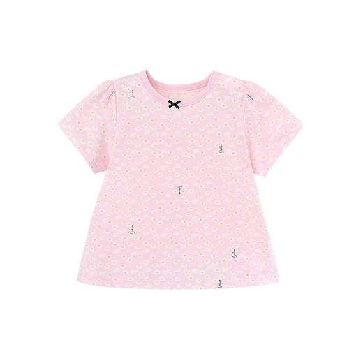 英氏女宝居家服花海短套衣拆裤薄款 YLTBJ21001A01 YLCAJ11003A01 商品图3