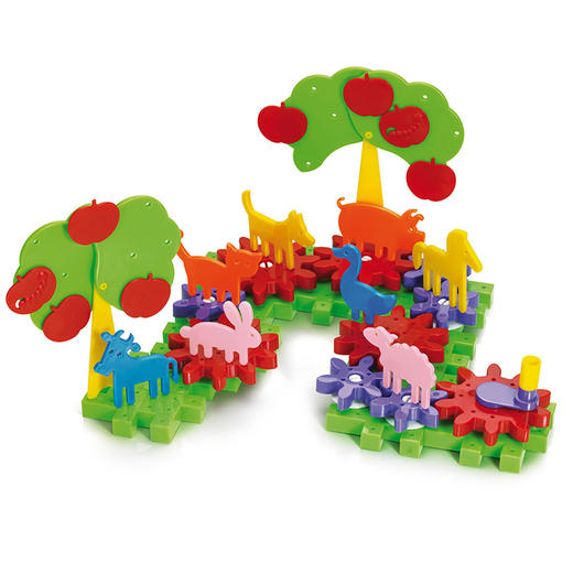 Quercetti启迪 构建系列 开心农场齿轮系列 Q2334 3+岁 意大利 商品图0