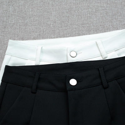 YS- 2115 白色哈伦裤女春夏季2021新款高腰显瘦西装裤子休闲女裤职业小脚裤 商品图4