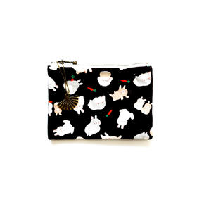 HUJI祤集Komon收纳包插画胡萝卜兔兔