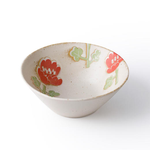 【AITO】日本原产 美浓烧Nordic Flower陶瓷碗碟 花朵夏荷 商品图4