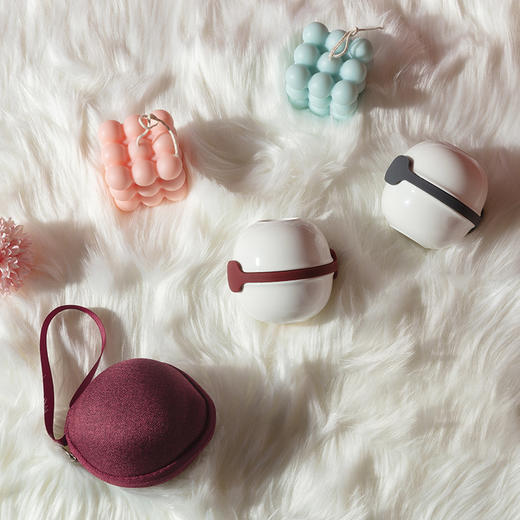 研物坊丨逢缘快客杯 便携旅行茶具 酒红 商品图3