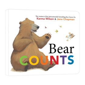 小熊数数 英文原版绘本 Bear Counts 儿童数字启蒙纸板书 Karma Wilson 英文版进口原版英语书籍