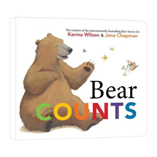 小熊数数 英文原版绘本 Bear Counts 儿童数字启蒙纸板书 Karma Wilson 英文版进口原版英语书籍 商品图0