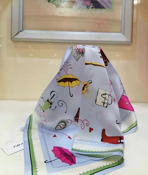 3F  ALA桑蚕丝小方巾 商品图7