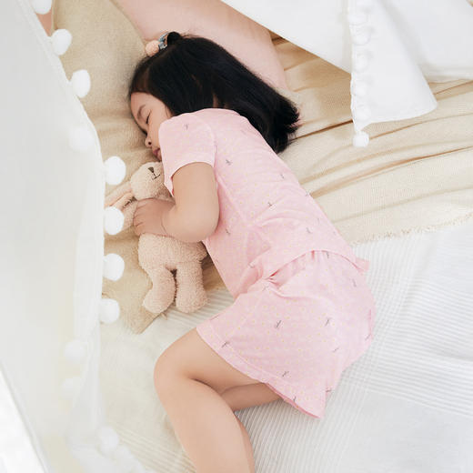 英氏女宝居家服花海短套衣拆裤薄款 YLTBJ21001A01 YLCAJ11003A01 商品图1