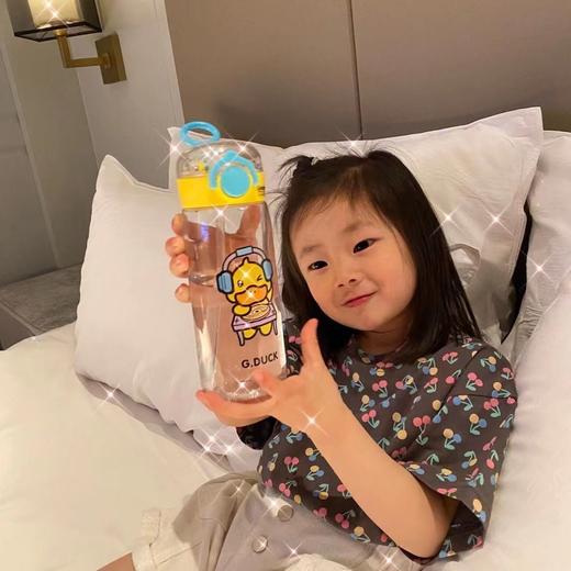 现货 正品小黄鸭运动水杯 吸管式儿童成人饮水杯350毫升*2，图案下单备注 商品图3