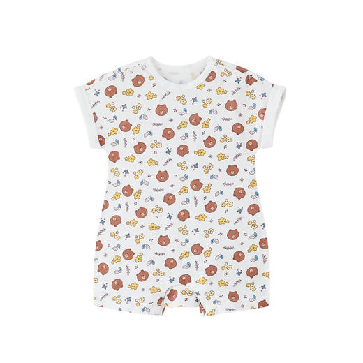 英氏婴儿连体衣短袖哈衣爬服夏季YZJAJ21003A01 YZJAJ21004A01 商品图4