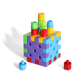 Quercetti启迪 早教系列 高级巨手软螺钉 Q4045 1+岁 意大利