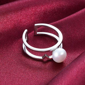 S925银珍珠戒指【RM0136-XF】2104