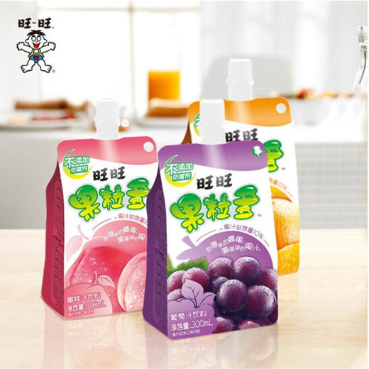 旺旺果粒多果汁饮料【300ml】 商品图3