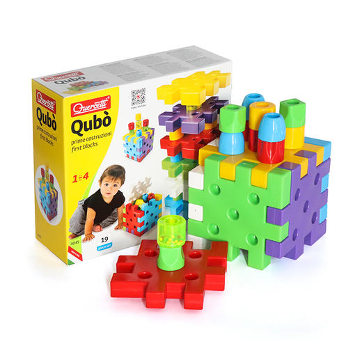 Quercetti启迪 早教系列 高级巨手软螺钉 Q4045 1+岁 意大利 商品图3