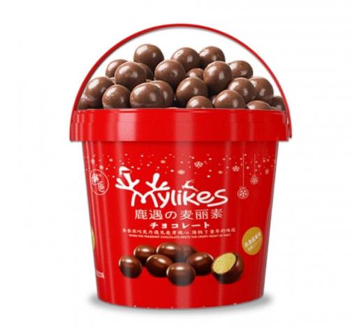 邂逅鹿遇麦丽素168g黑巧克力味 商品图0