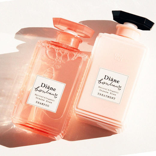 日本黛丝恩柏娜露田萃玫瑰烫染修复型 洗发水/护发素500ml 滋养干枯蓬乱烫染损伤呵护 110164/110217 商品图2