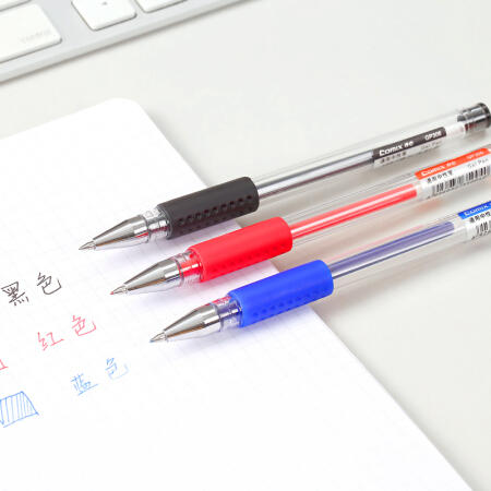 齐心中性笔GP306黑0.5标准子弹头（配R980芯）12支/盒 商品图4