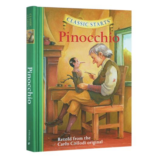 开始读经典 匹诺曹 英文原版小说 Classic Starts Pinocchio 木偶奇遇记 儿童文学经典名著 精装 英文版进口原版英语书籍 商品图0