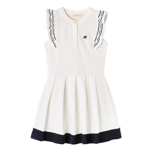 【无袖纯棉童连衣裙】21年夏季新品中长款连衣裙时尚无袖薄裙子 商品图6