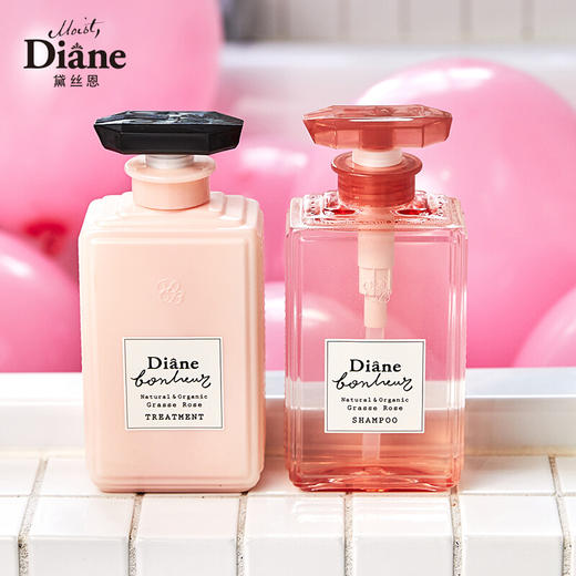 日本黛丝恩柏娜露田萃玫瑰烫染修复型 洗发水/护发素500ml 滋养干枯蓬乱烫染损伤呵护 110164/110217 商品图1