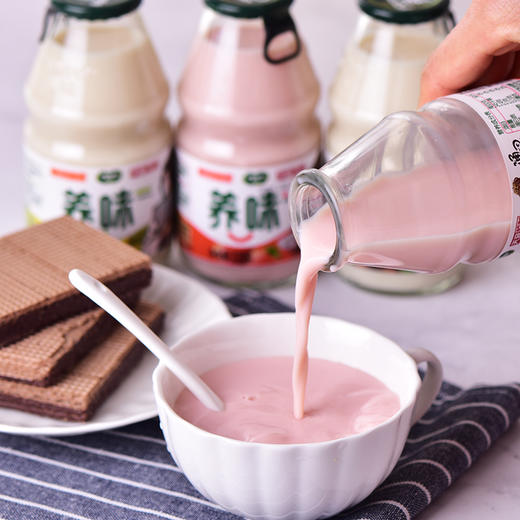养味草莓牛奶饮料220g 商品图6