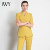 IWY/新品女士西装西裤半裙黄色套装职业装气质休闲名媛C10346+P3P1S10226 商品缩略图2