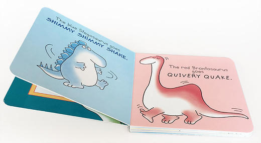 恐龙跳舞 英文原版 Dinosaur Dance 儿童英语启蒙纸板书 sandra boyton 亲子互动读物 英文版进口原版书籍 商品图1