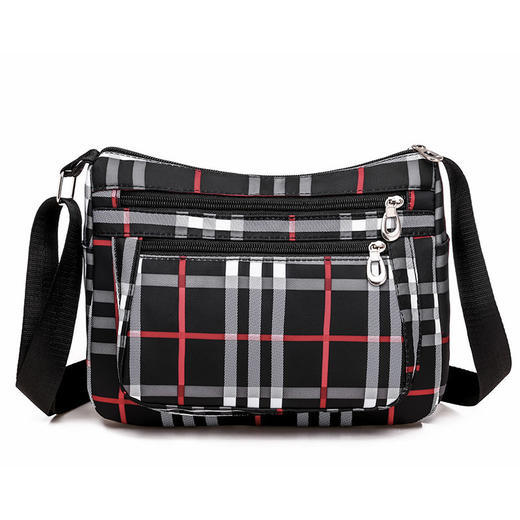 PDD-NRHBD210406新款时尚气质格子防水牛津布单肩斜跨包【仅支持线上支付】 商品图5