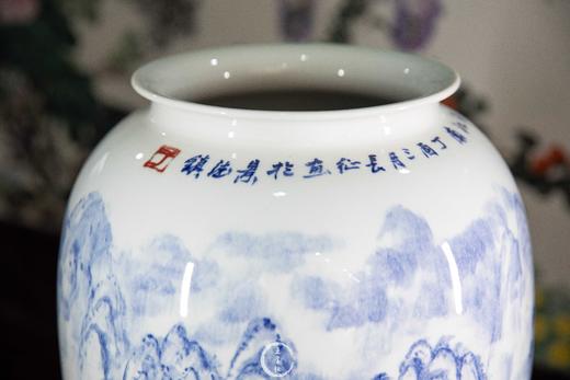 青花釉里红杏花村雨江南 商品图4