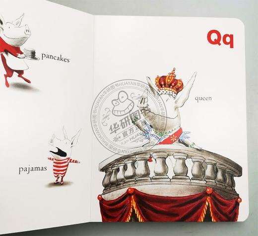 奥莉薇的ABC 英文原版 Olivia's ABC 儿童英语启蒙绘本 字母认知 纸板书 英文版进口原版书籍 商品图1