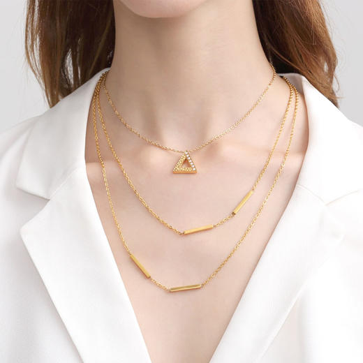 柱型长项链 Tracey Chen 商品图1