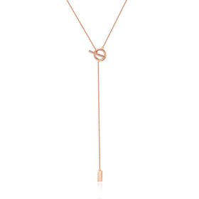 时尚T扣造型锁骨项链 Tracey Chen