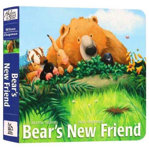 小熊的新朋友 英文原版 Bear's New Friend 儿童英语启蒙图画故事书 亲子共读纸板书 英文版进口原版书籍 Karma Wilson 商品图0