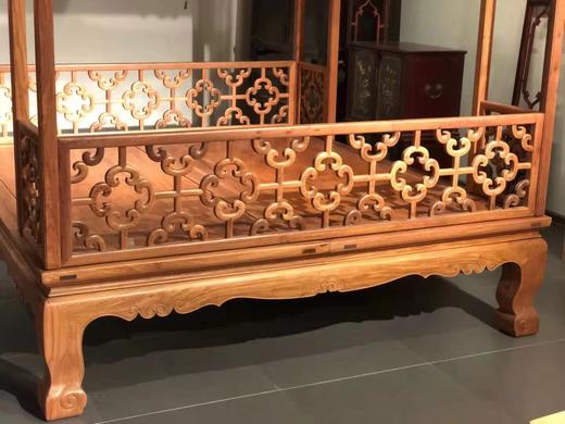 红桥红  家具严选  缅甸花梨（大果紫檀）  【193 经典明式 八柱架子床】 商品图2