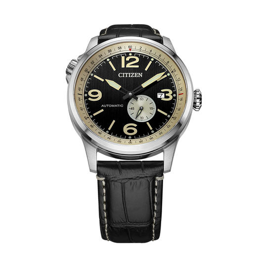 西铁城日本官方正品新FF系列飞行军旅风皮带机械男表NJ0140-17E 商品图4