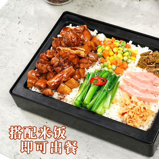 广州蒸烩煮酱香鸡煲200g冷冻料理包真空微波速食蒸菜半成品盖浇饭 商品图1