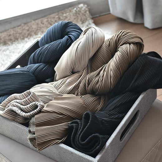 【时尚百搭阔腿裤】皱阔腿裤 质感亲肤 宽松版型 时尚简约百搭 商品图3