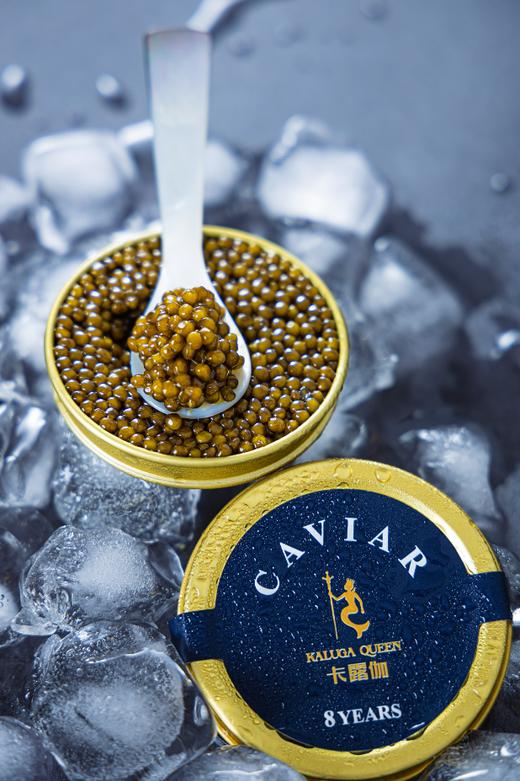 卡露伽kaluga 8年魚子醬 8 years caviar(施氏鱘魚子醬) 10g-100g