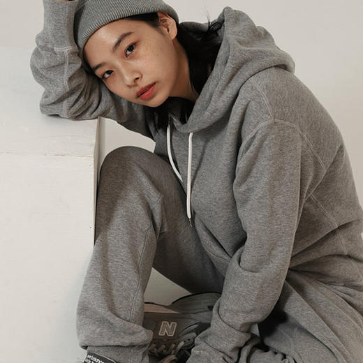 moc T LOOPWHEE HOODIE 日本老式织布机职人制 帽衫连帽卫衣 商品图2