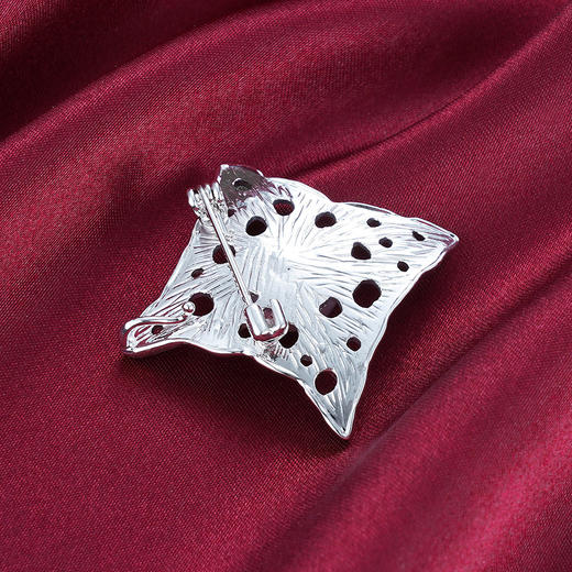 珍珠胸针【XXXZ151】方角银2104 商品图1