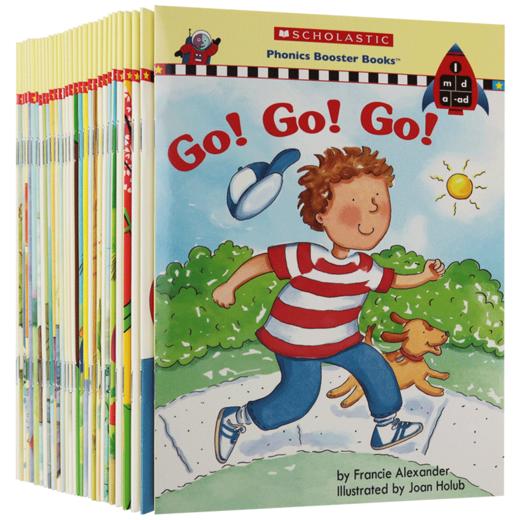 Scholastic Phonics 美国学乐英语自然拼读分级绘本30册（平装） 点读版 英文原版进口图书 儿童英语入门教材 带音频 可另购点读笔搭配使用 商品图0